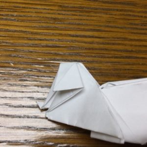 折り紙でネズミの立体的な作り方・折り方　ねずみを折り紙で立体的に 40