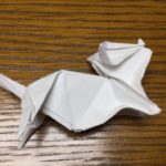 折り紙でネズミの立体的な作り方・折り方　ねずみを折り紙で立体的に 1