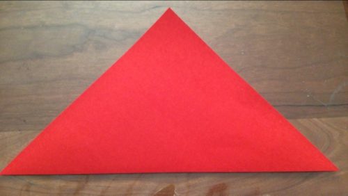 サンタクロース　折り紙　折り方作り方