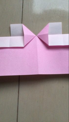 ハート　折り紙　正方形　簡単　折り方　作り方