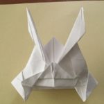 かぶとの折り紙：新聞紙でかぶれる兜（難しい）の作り方 5